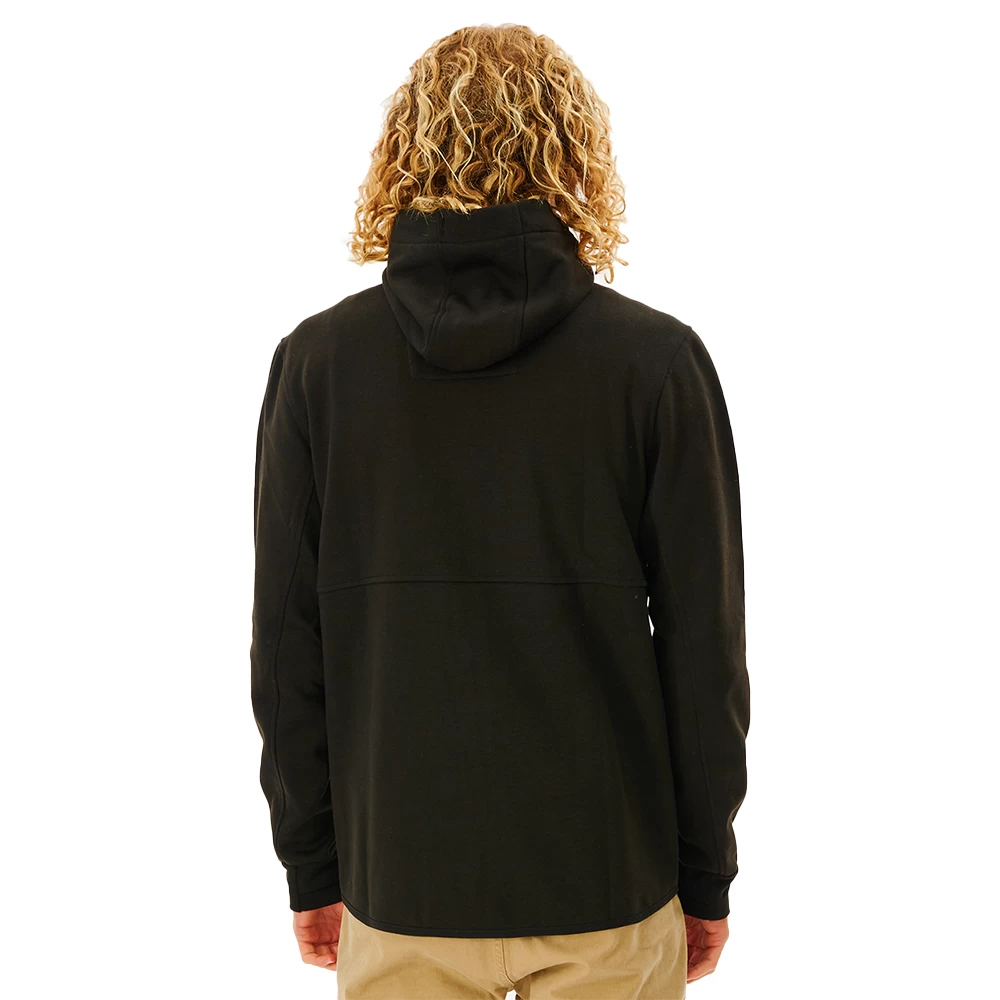 Rip Curl VESTE POLAIRE RIPCURL ANTI SERIES DEPARTED NOIR/GRIS – Image 3