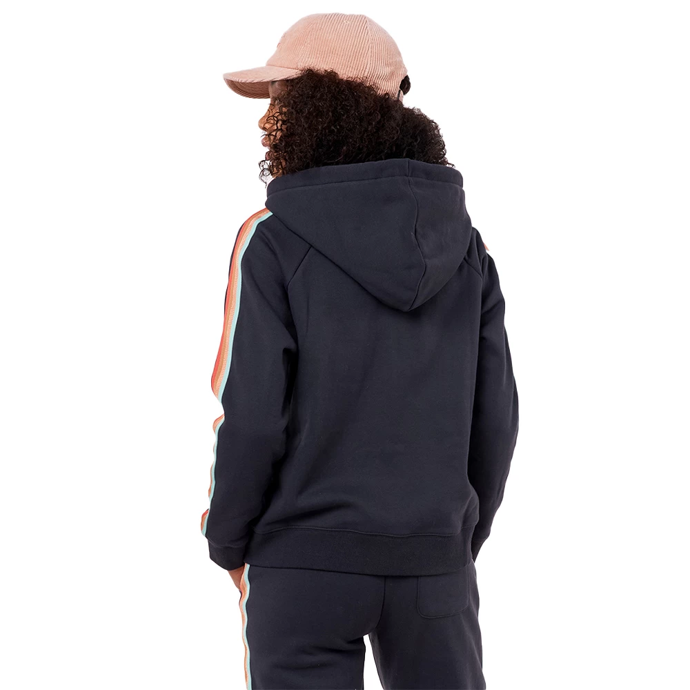 Rip Curl VESTE ZIP FEMME RIPCURL STRIPED RIB WASHED BLACK – Image 4