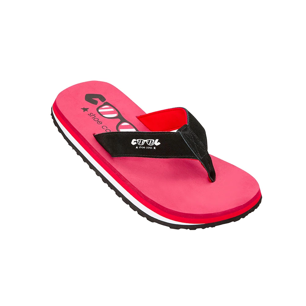 TONGS COOL SHOE ORIGINAL RIO NOIR/ROUGE