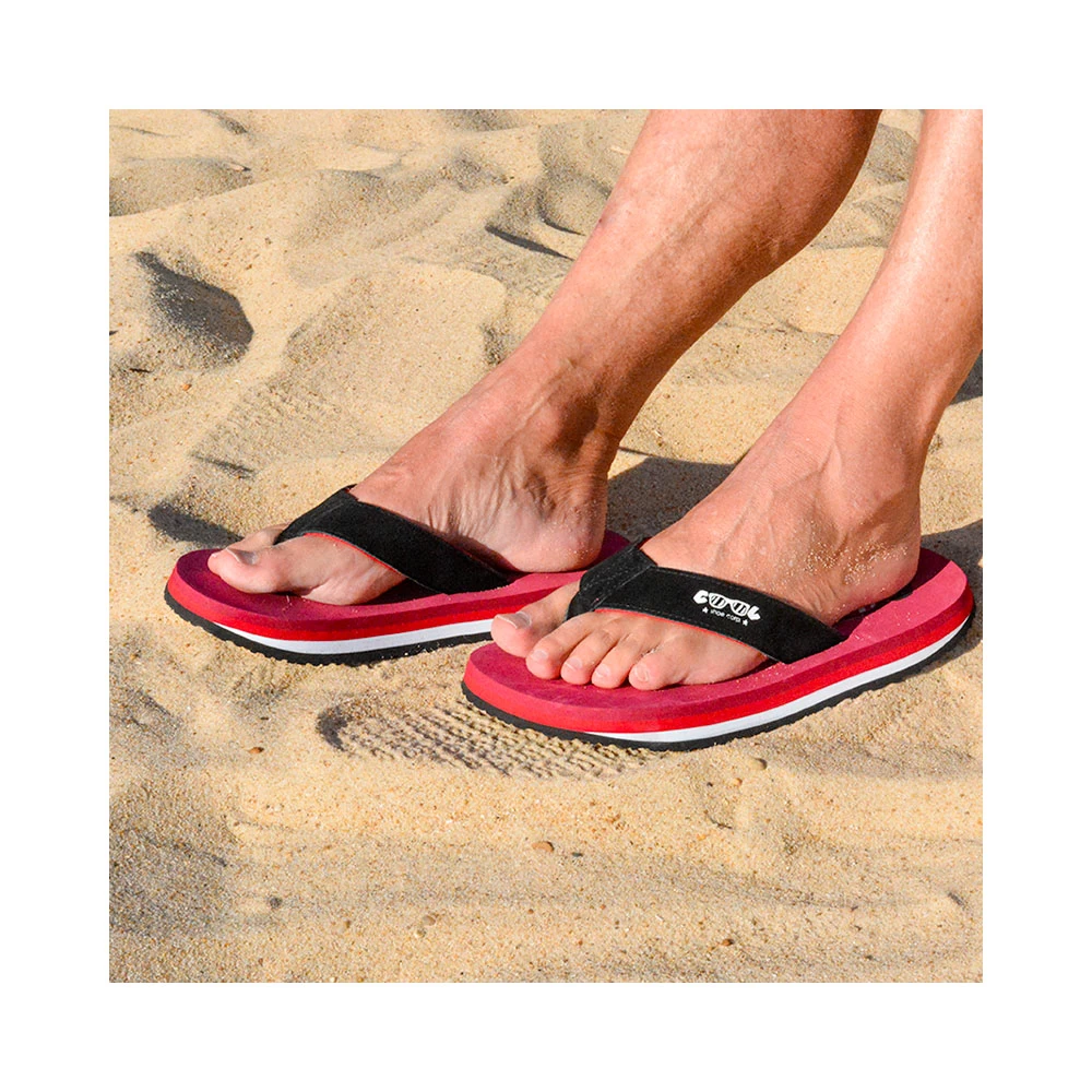 TONGS COOL SHOE ORIGINAL RIO NOIR/ROUGE – Image 3