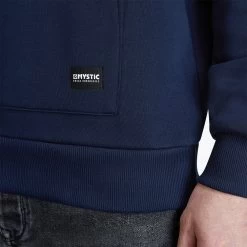 Sweat à Capuche Brand Bleu Nuit Mystic