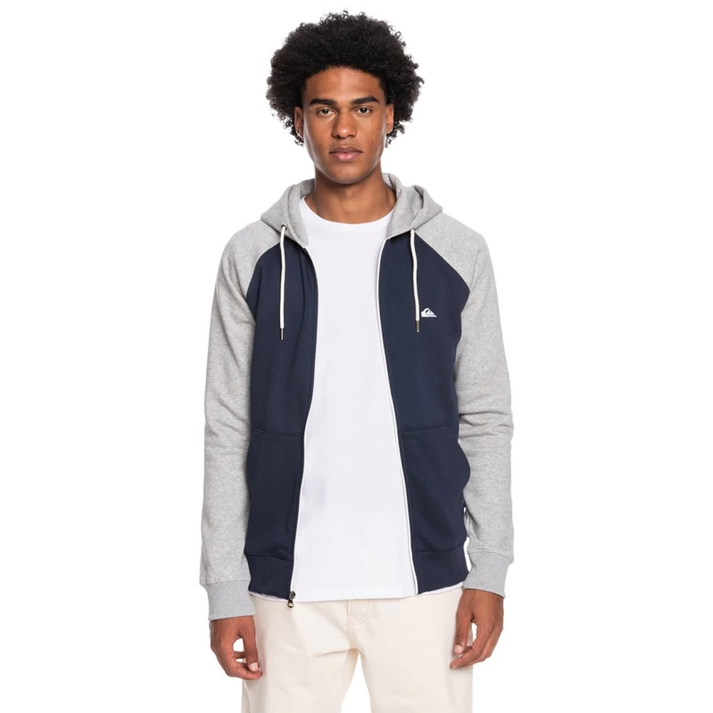 Veste Zip Quiksilver Everyday Homme Blanc Bleu Marine