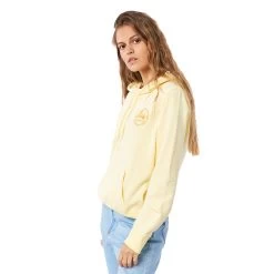Sweat à Capuche Re-entry Jaune Femme Rip Curl