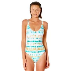 Maillot De Bain 1 Pièce Summer Palm Bleu Femme Rip Curl