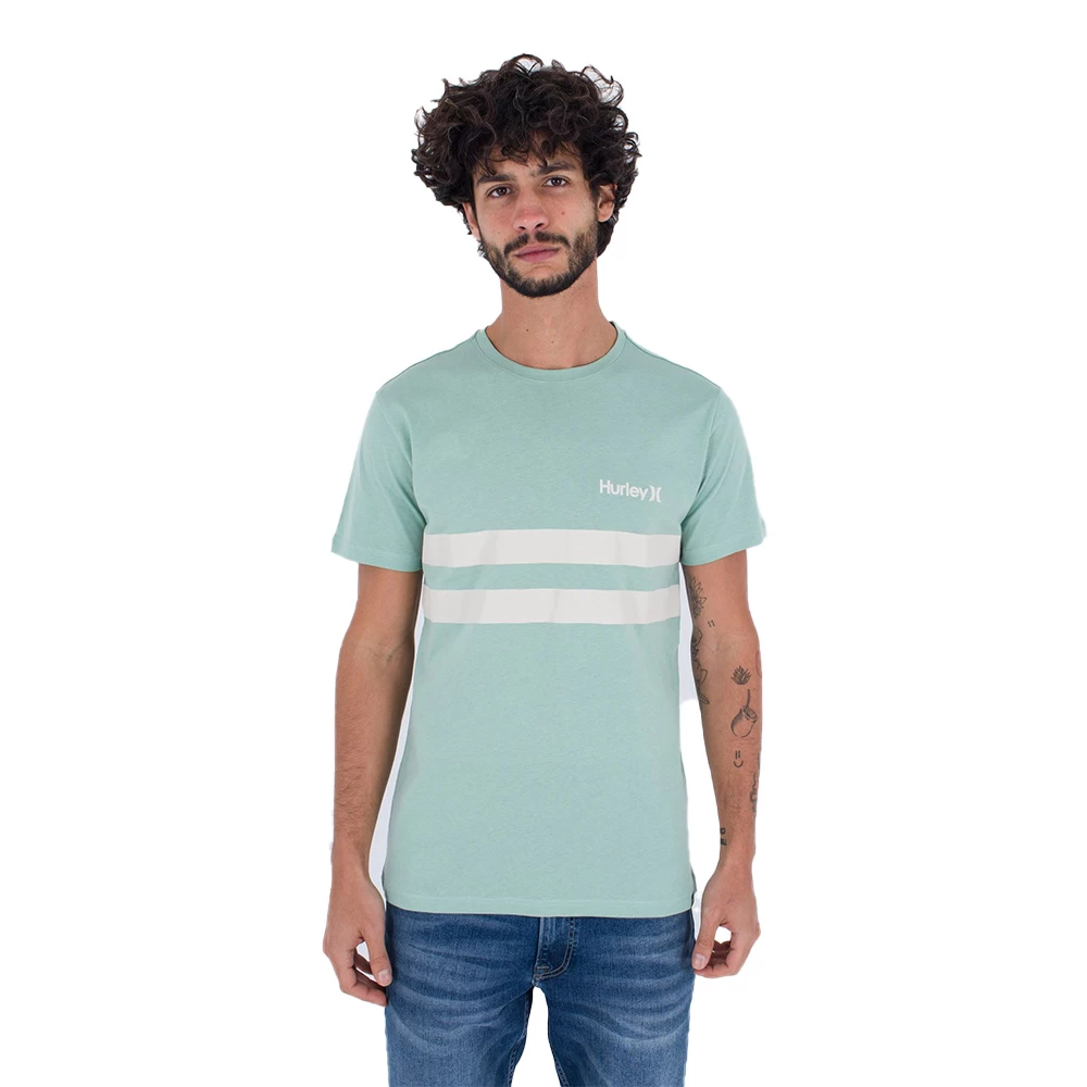 T-SHIRT HURLEY OCEANCARE BLOCK PARTY VERT – Image 3