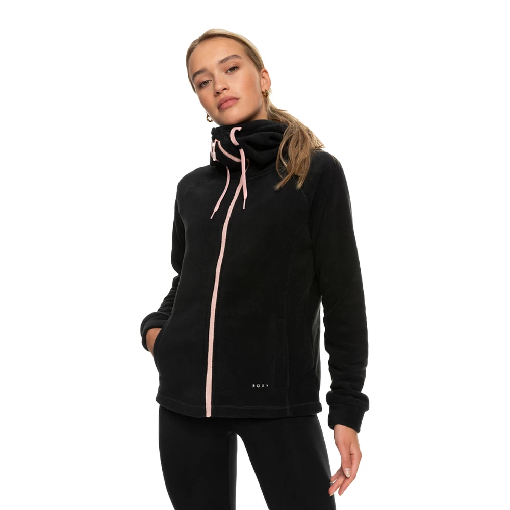 VESTE POLAIRE ROXY KEEPING ME ALIV NOIRE – Image 2