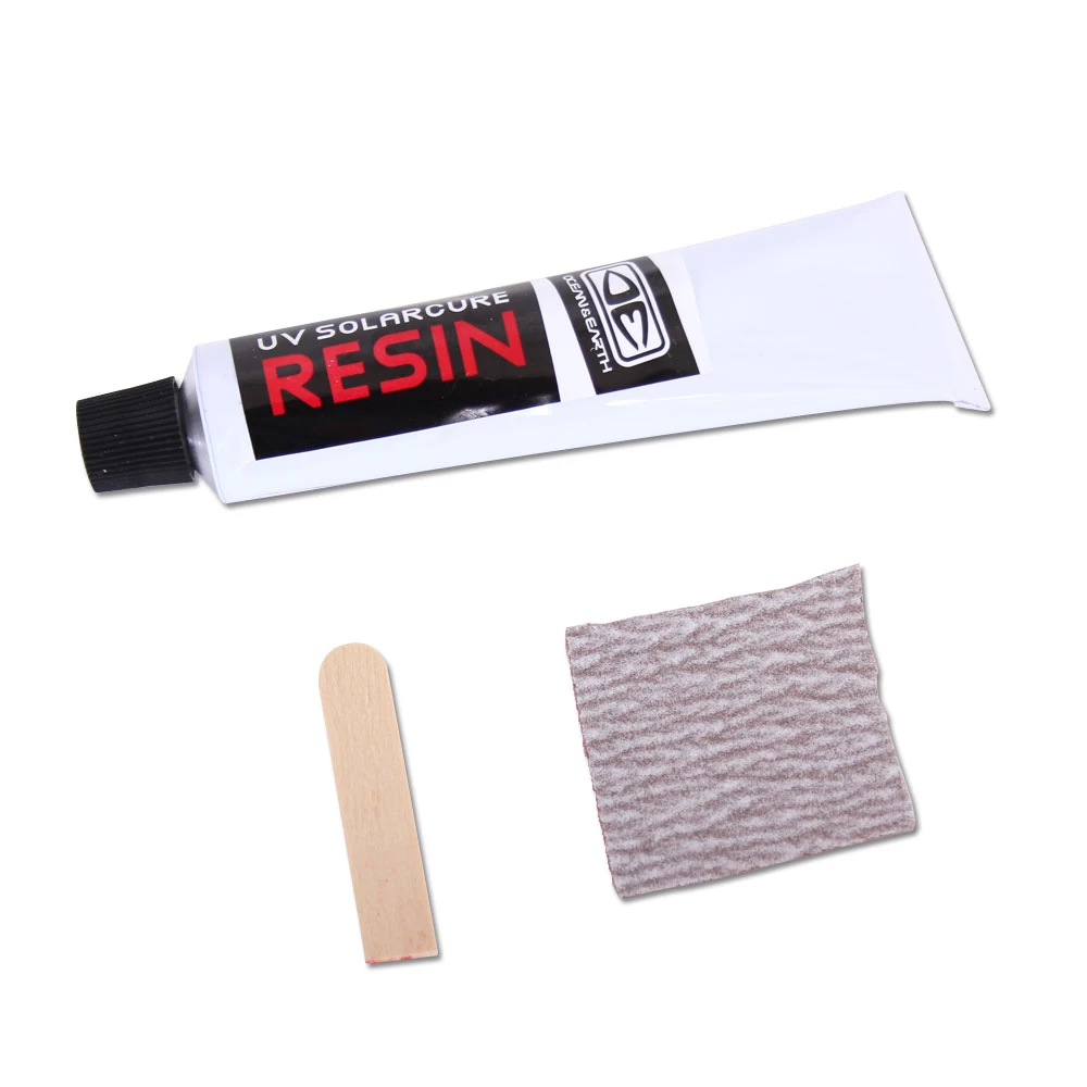 KIT REPARATION OCEAN AND EARTH UV SOLARCURE RESIN - POLYESTER 28G – Image 2