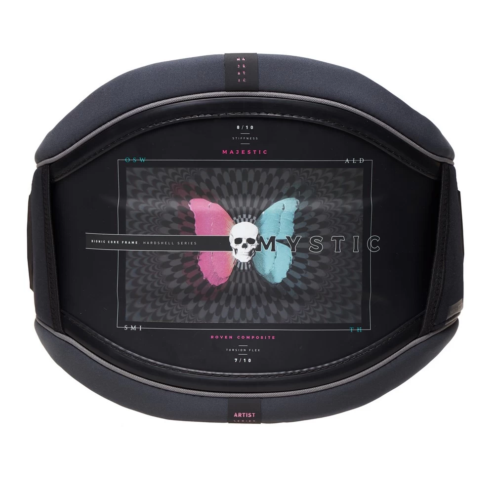 Harnais Kitesurf Mystic Majestic OS 2022 Gris