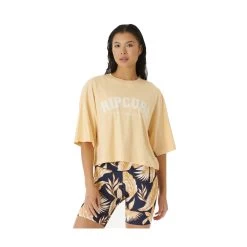Rip Curl T-SHIRT FEMME RIPCURL SEACELL CROP HERITAGE BLUSH