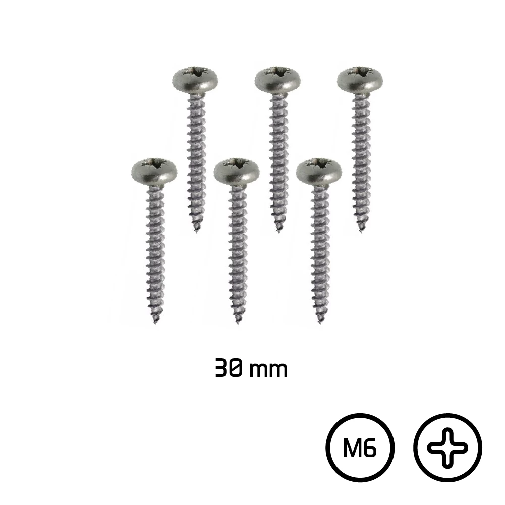 VISSERIE MARINE POUR FOOTSTRAPS CRUCIFORME - M6