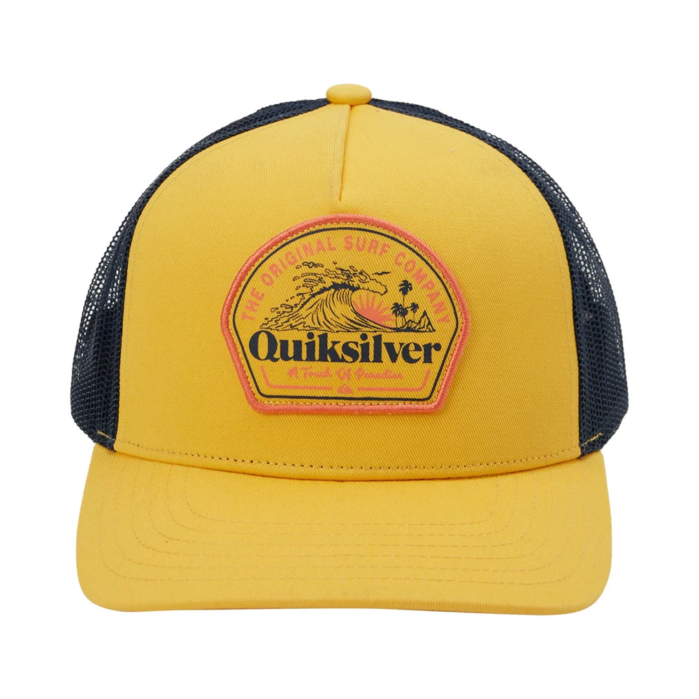 CASQUETTE QUIKSILVER SUNSET WAVE SPORT JAUNE/NAVY – Image 2