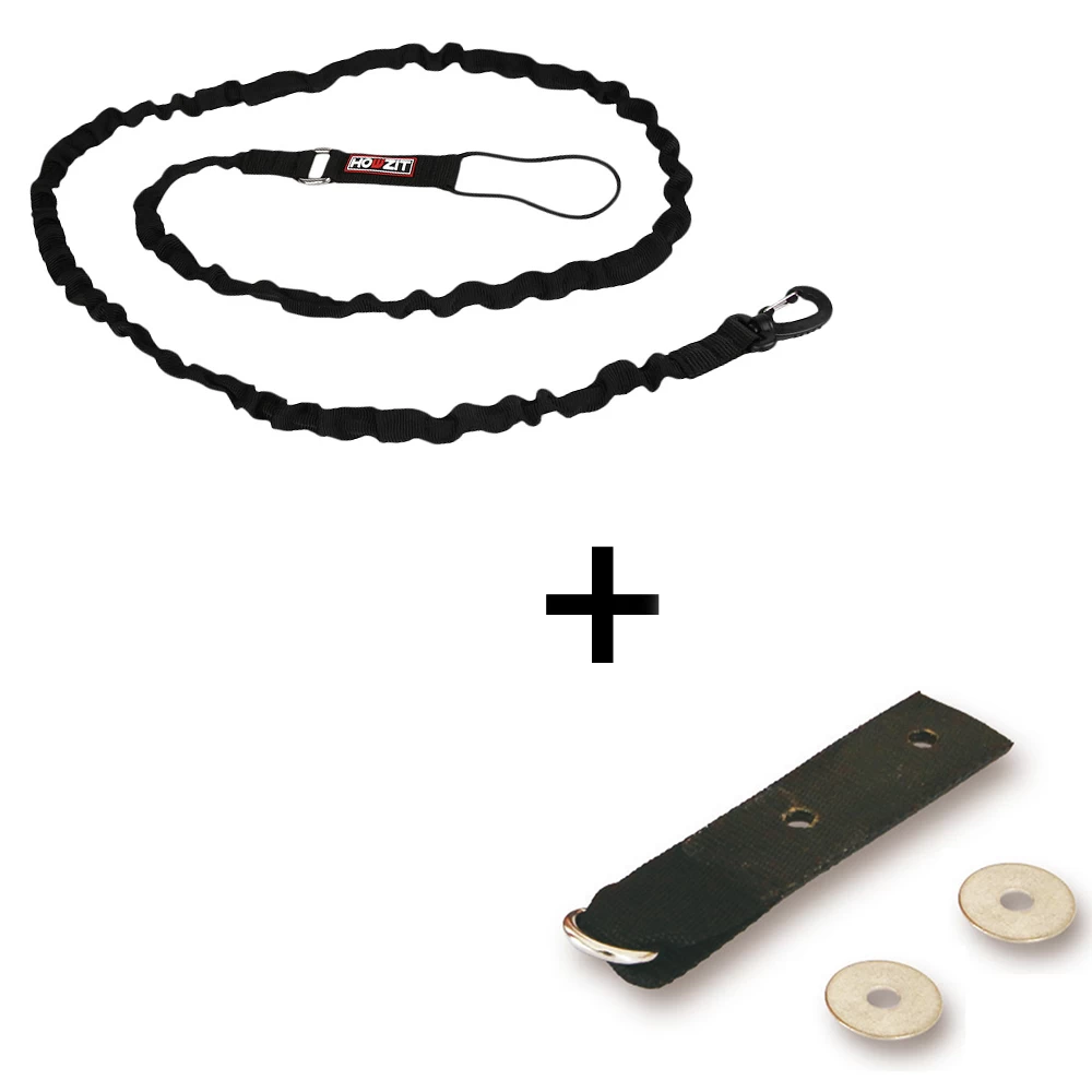 LEASH DE TWINTIP KITESURF DROIT + Système De Fixation – Image 4