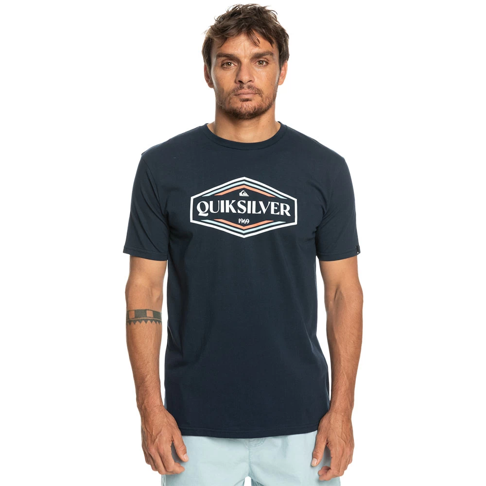 T-SHIRT QUIKSILVER SHAPE UP NAVY – Image 2