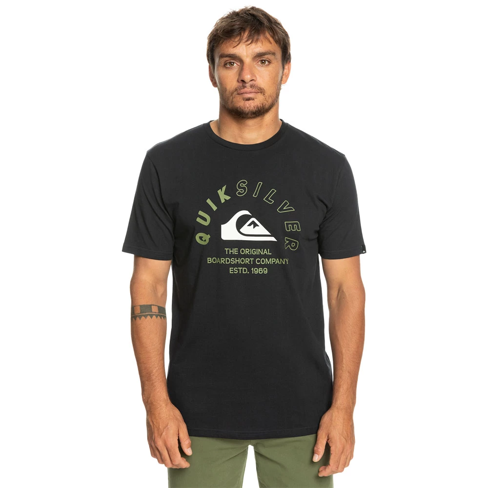 T-SHIRT QUIKSILVER MIXED SIGNALS NOIR – Image 2