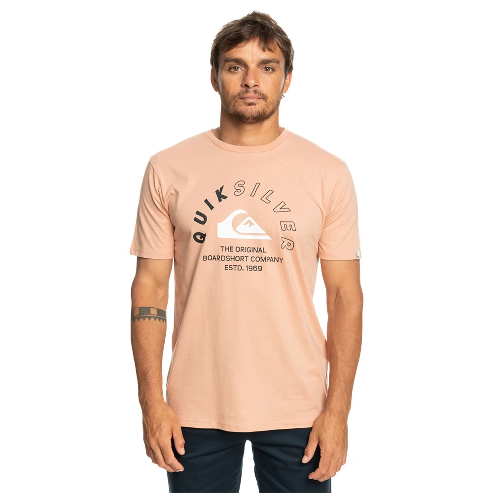 T-SHIRT QUIKSILVER MIXED SIGNALS CORAIL – Image 3