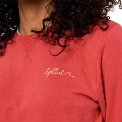 Rip Curl SWEAT FEMME RIPCURL RE ENTRY CREW ROUGE