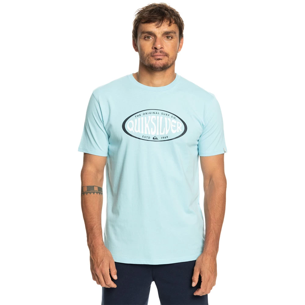 T-SHIRT QUIKSILVER INCIRCLES BLEU CIEL