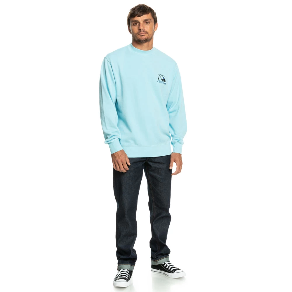 SWEAT QUIKSILVER NEON SLAB BLEU CIEL – Image 2
