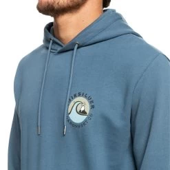 SWEAT QUIKSILVER BUBBLE STAMP BLEU
