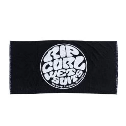 Rip Curl SERVIETTE DE BAIN RIPCURL WETTY ICON NOIR
