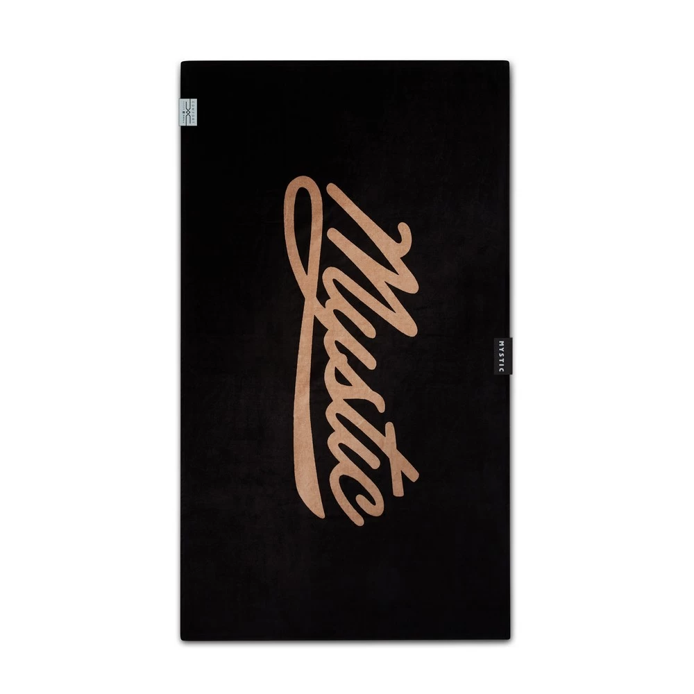 SERVIETTE MYSTIC QUICKDRY NOIR ALLOVER