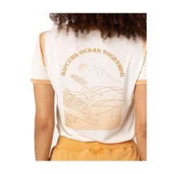 Rip Curl T-SHIRT FEMME RIPCURL RINGER GRIS