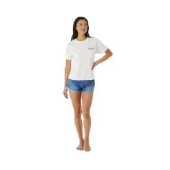 Rip Curl T-SHIRT FEMME RIPCURL HULA SURFER RELAXED GRIS